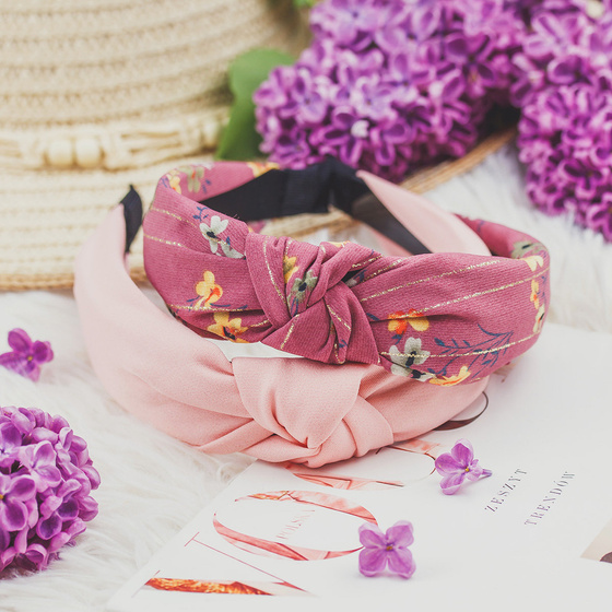 OPASKA DO WŁOSÓW KWIATY węzeł supeł TURBAN