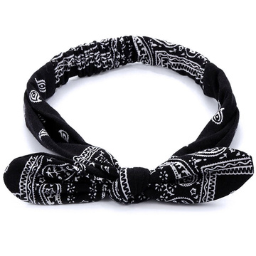 OPASKA do włosów na głowę PIN UP BANDAMKA kokarda na gumce