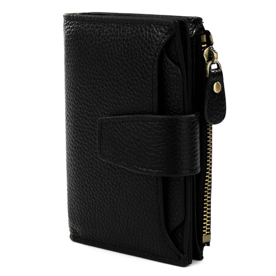 Alessio PORTFEL damski PORTMONETKA SKÓRA NATURALNA Pudełko PREZENTOWE