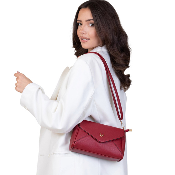 Alessio TOREBKA Damska CROSSBODY KOPERTÓWKA LISTONOSZKA na ramię PASEK