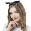 OPASKA do włosów na głowę PIN UP BANDAMKA kokarda na gumce