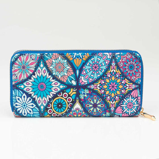 PORTFEL DAMSKI Alessio PORTMONETKA Miękki Styl Ludowy FOLK