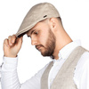 KASZKIET Męski Alessio Stylowy Elegancki FLAT CAP Jesień Zima Czapka RETRO