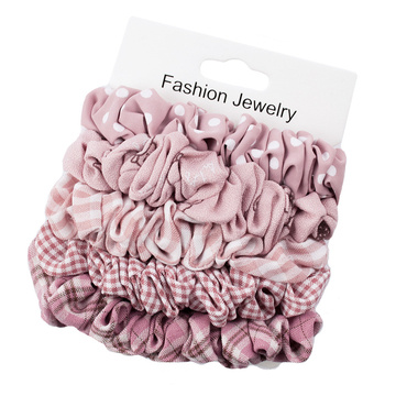 GUMKI do włosów ZESTAW gumek 5 sztuk SCRUNCHIES