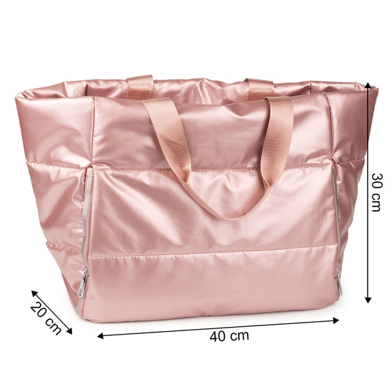 TOREBKA Damska Alessio PIKOWANA TORBA KLASYCZNA Shopper QUILTED