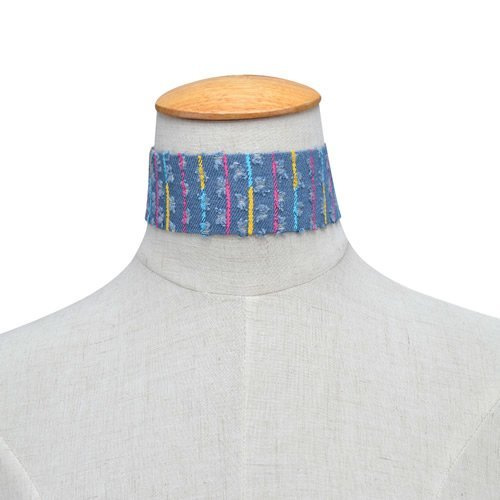 Choker kolor jasny niebieski