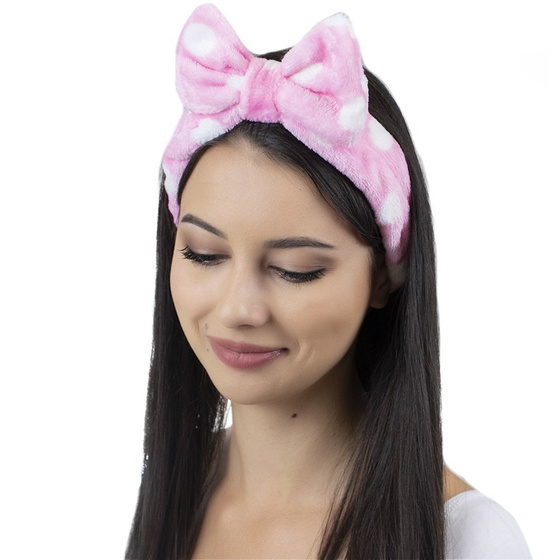 OPASKA do włosów KOSMETYCZNA kropki DO MAKIJAŻU