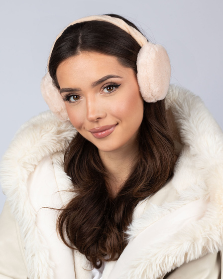 NAUSZNIKI ZIMOWE Alessio OCIEPLANE pluszowe CIEPŁE FUTERKO SŁUCHAWKI