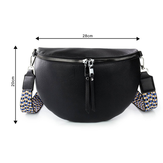 NERKA SASZETKA TOREBKA damska NA RAMIĘ lub na PAS pasek CROSSBODY