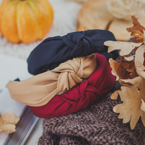 OPASKA DO WŁOSÓW TURBAN WĘZEŁ bowknot