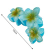 KLAMRA szczęka SPINKA do włosów duża KWIATY kwiatek HAWAJSKA KWIAT PLUMERII