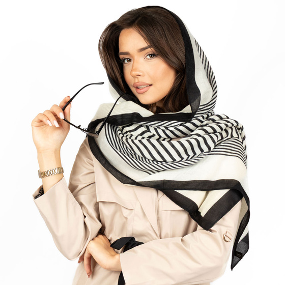 CHUSTA Damska SZAL SZALIK Alessio na SZYJĘ na GŁOWĘ chustka LEKKA ZWIEWNA