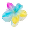 KLAMRA KWIAT szczęka duża SPINKA do włosów kwiatek Kwiat Plumerii HAWAJSKA