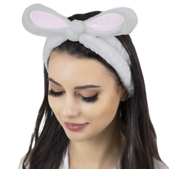 OPASKA do włosów KOSMETYCZNA do makijażu SZARA