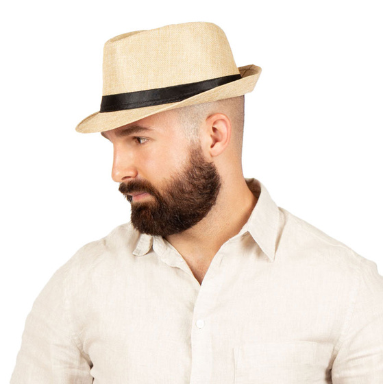 KAPELUSZ Alessio MĘSKI PLECIONY lato HAWANA letni PANAMA rozmiar 59-60