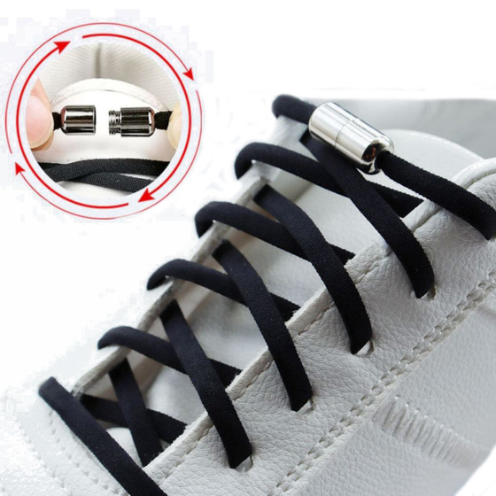 SZNURÓWKI zakręcane elastyczne SZNUROWADŁA BEZ WIĄZANIA