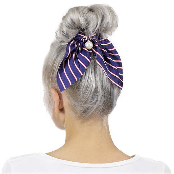 GUMKA DO WŁOSÓW apaszka SCRUNCHIES perła PASKI