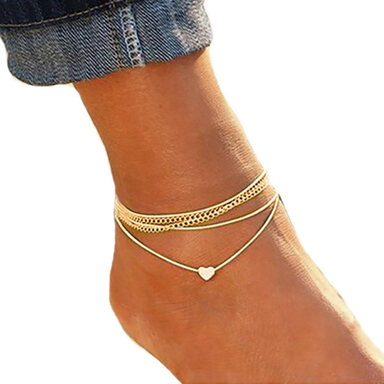 Bransoletka serduszko STAL SZLACHETNA POZŁACANA