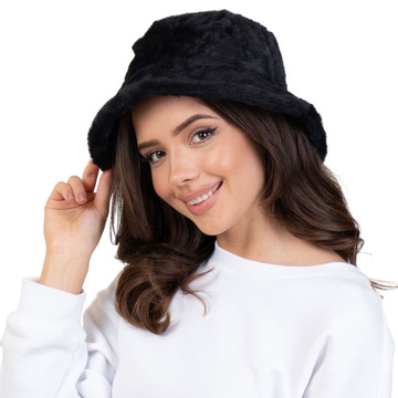 ZIMOWY bucket hat KAPELUSZ ciepły PLUSZOWY na zimę czapka