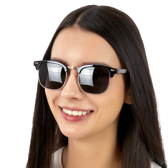 OKULARY przeciwsłoneczne NERDY klasyk POLARYZACJA damskie męskie