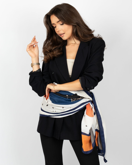 CHUSTA Damska SZAL SZALIK Alessio na SZYJĘ na GŁOWĘ chustka LEKKA ZWIEWNA