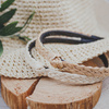 OPASKA do włosów WĘZEŁ sztywna wąska PLECIONA boho