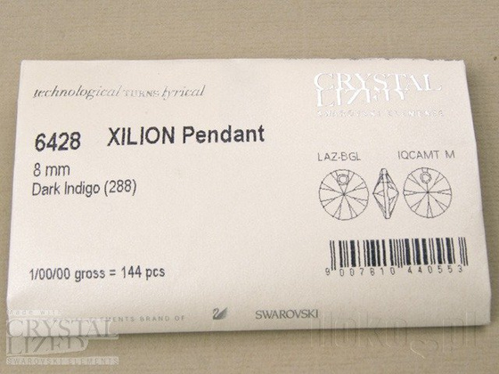SWAROVSKI koraliki 6428 MM 8,0 DARK INDIGO