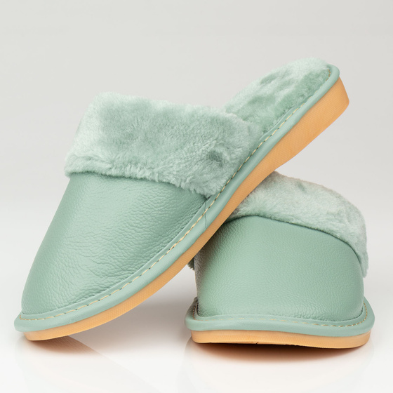 KAPCIE damskie Alessio domowe OCIEPLANE MIĘKKIE Futerko r. 38-39