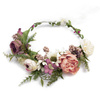 WIANEK na głowę BOHO kwiaty ŚLUBNY rustykalny