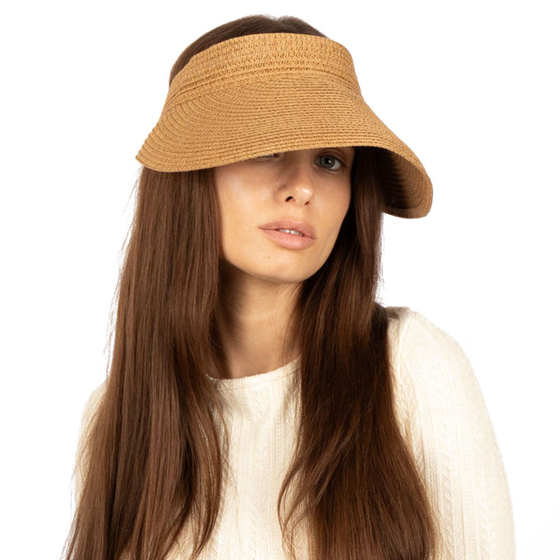 DASZEK DAMSKI Alessio słomkowy boho lato plaża Regulowany NA KUCYK