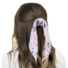 GUMKA do włosów APASZKA scrunchies kwiaty RÓŻOWA