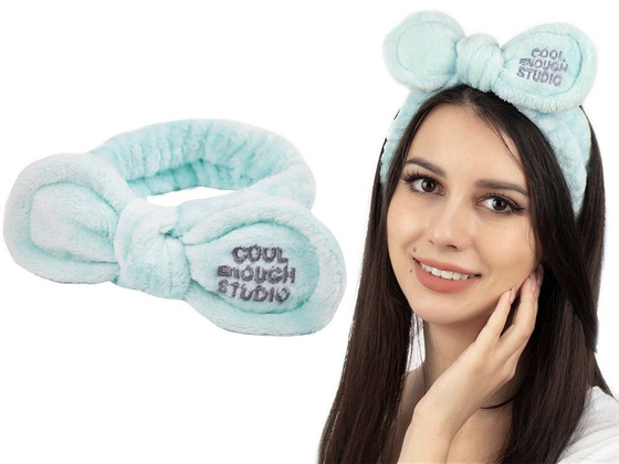 OPASKA do włosów KOSMETYCZNA uszka MIĘTOWA