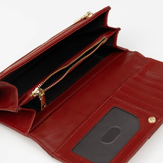 Alessio PORTFEL damski SKÓRA NATURALNA blokada RFID