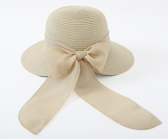 KAPELUSZ DAMSKI Alessio słomkowy boho lato plaża słomiany KOKARDA