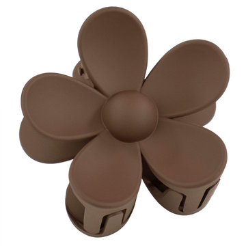 SPINKA DO WŁOSÓW duża klamra matowa klamerka żabka szczęka KWIAT