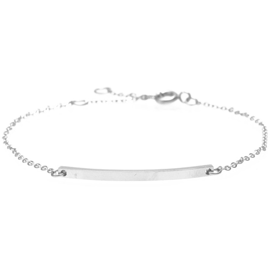 Bransoletka CELEBRYTKA blaszka STAL SZLACHETNA