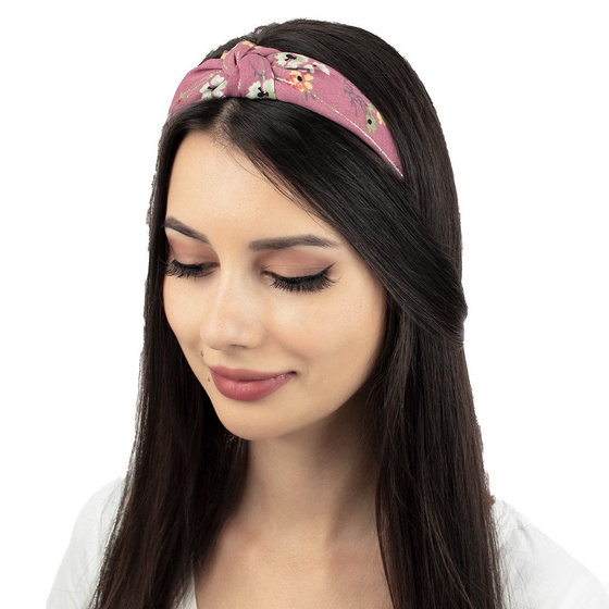 OPASKA DO WŁOSÓW KWIATY węzeł supeł TURBAN