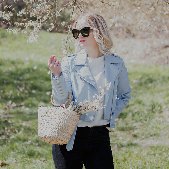 OKULARY damskie KOCIE OKO przeciwsłoneczne CZARNE