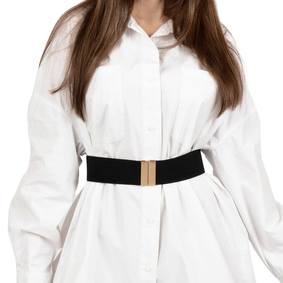 SZEROKI PASEK DAMSKI Alessio DO SUKIENKI elastyczny GUMA Rozmiar L