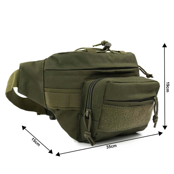 Alessio SASZETKA NERKA SURVIVAL biodrówka TAKTYCZNA XXL POJEMNA