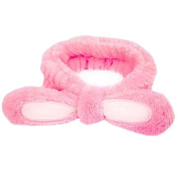 OPASKA do włosów KOSMETYCZNA do makijażu USZY róż