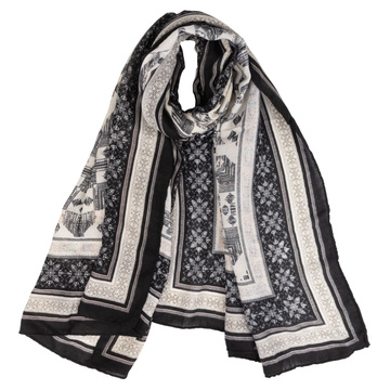 CHUSTA Damska SZAL SZALIK Alessio na SZYJĘ na GŁOWĘ chustka LEKKA ZWIEWNA