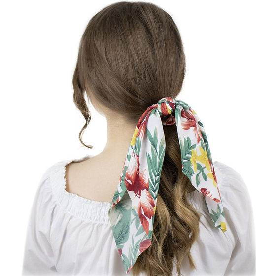 GUMKA DO WŁOSÓW scrunchies APASZKA kokarda KWIATY