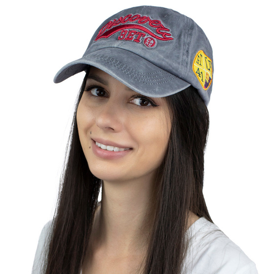 Czapka z daszkiem RETRO MĘSKA damska vintage bejsbolówka