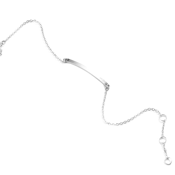 Bransoletka CELEBRYTKA blaszka STAL SZLACHETNA