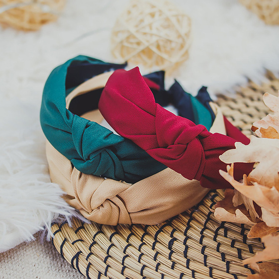 OPASKA DO WŁOSÓW TURBAN WĘZEŁ bowknot