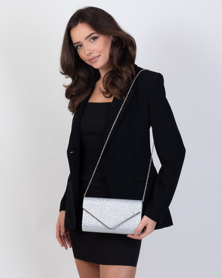 TOREBKA damska WIECZOROWA KOPERTÓWKA mała elegancka wizytowa BROKAT