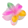 KLAMRA KWIAT szczęka duża SPINKA do włosów kwiatek Kwiat Plumerii HAWAJSKA