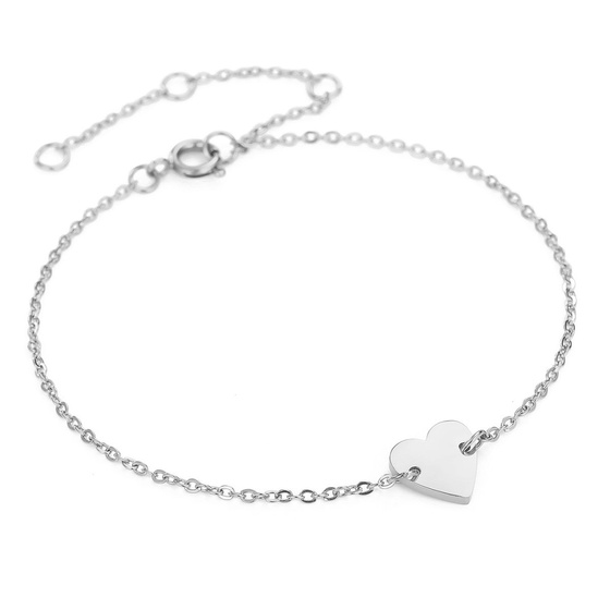 Bransoletka CELEBRYTKA serce STAL SZLACHETNA