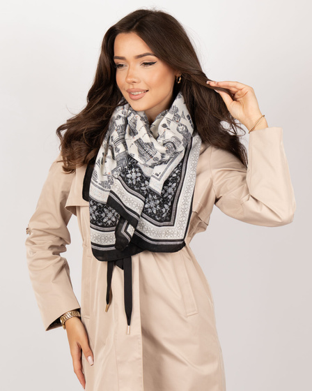 CHUSTA Damska SZAL SZALIK Alessio na SZYJĘ na GŁOWĘ chustka LEKKA ZWIEWNA